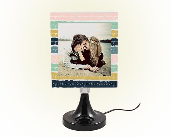 Lampada Quadrata Rotante Romantic bands