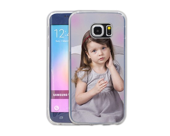 Cover con Foto in Silicone Galaxy S6 Edge