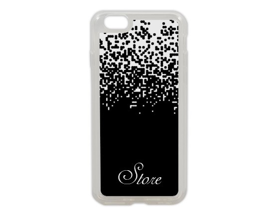 Cover in silicone iPhone 6 con pixel