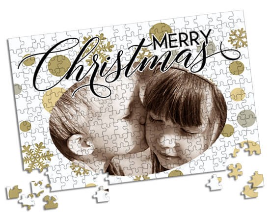 Puzzle con grafica natalizia A3