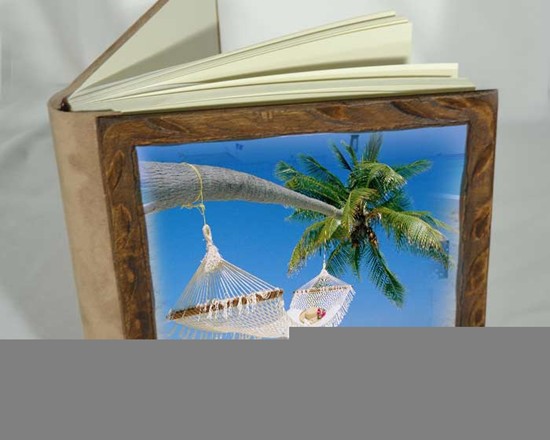 Album Fotografico In Legno Quadrato