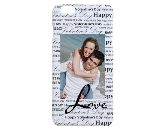 Cover iPhone 6 plus stampa 3D con grafica romantica