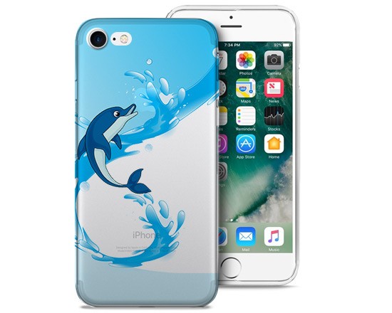Cover Trasparente iPhone 8 Panda Delphin