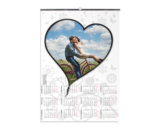Calendario A4 Big love