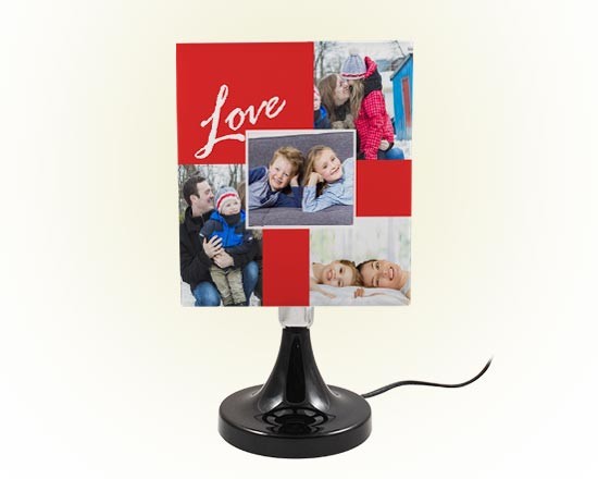 Lampada Quadrata Rotante 4 love
