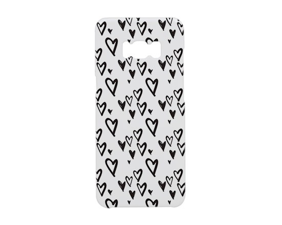 Cuori neri per la tua cover Galaxy S8 plus