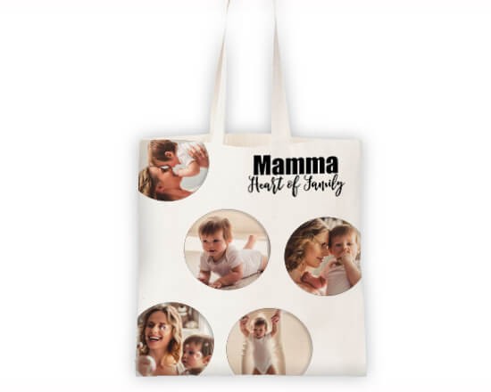 borsa shopping con grafica