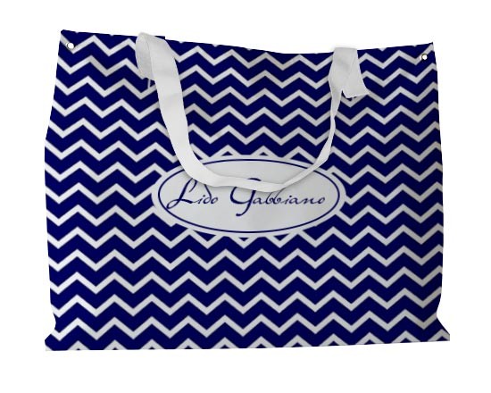 La grafica zig zag per la tua borsa mare