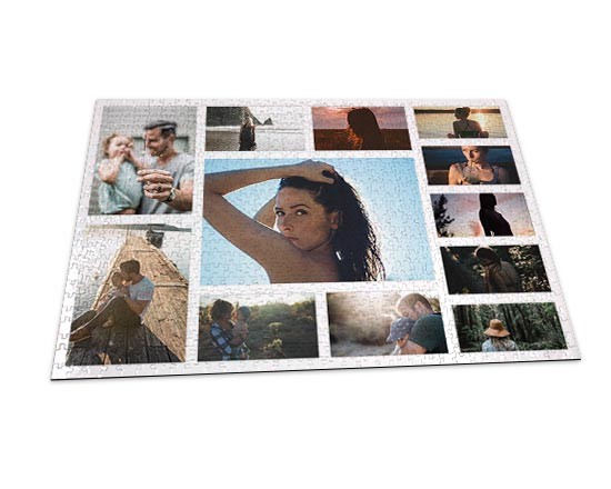 Crea il tuo foto puzzle con 12 riquadri