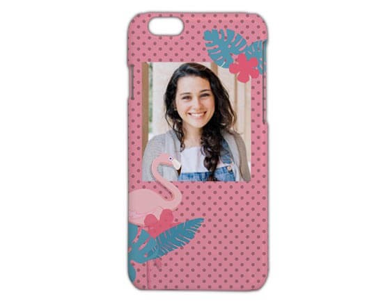 Cover iPhone 6 3D Fenicotteri in love