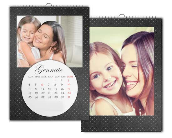Calendario Multipagina Circle Dark
