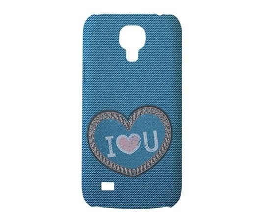 Cover Samsung Galaxy s4 mini stampa3D love jeans
