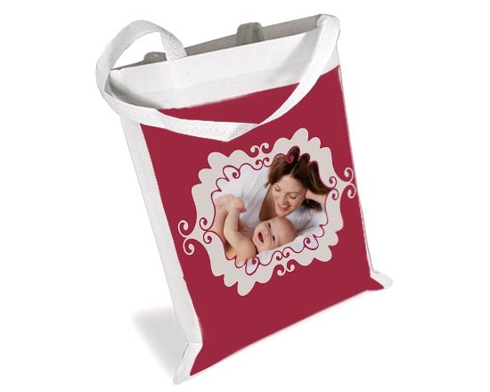 Borsa spesa Citazione Super mom