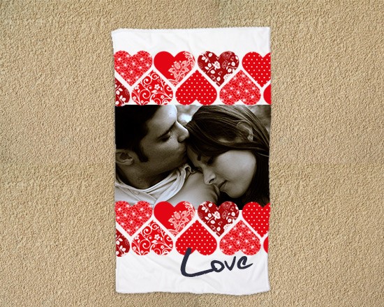 Telo mare 90x150 Different hearts