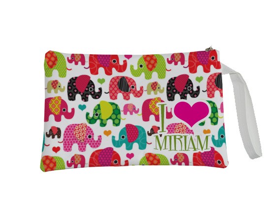 Elefantini colorati per la tua pochette unica