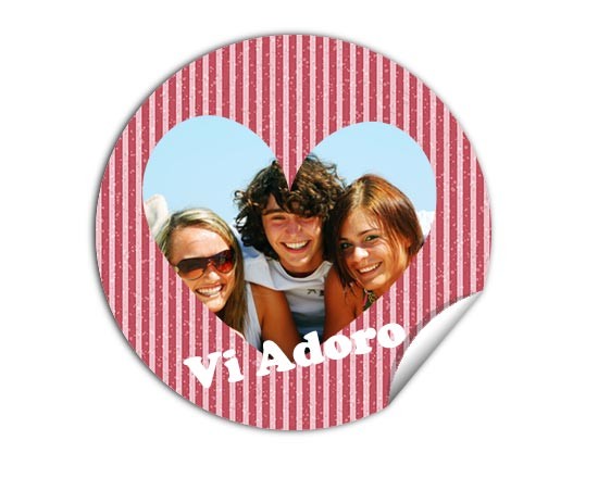 Il piccolo cuore per decorareil tuo sticker