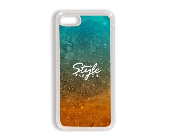 Cover in silicone iPhone 7 con grafica galattica