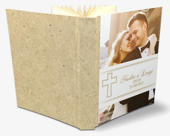 Album Fotografico Tessuto 24x30 copertina matrimonio