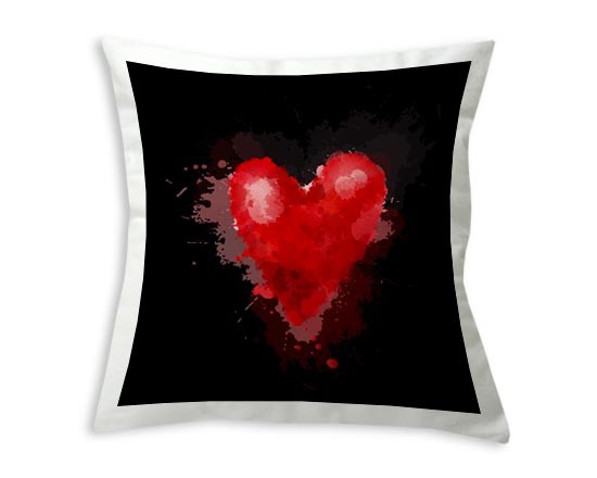 Cuscino classico Black love