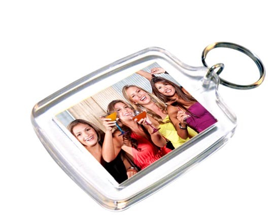 Portachiavi personalizzato con foto di festeggiamenti