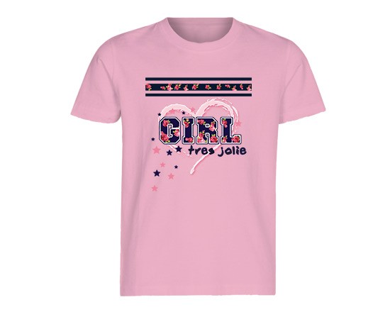 La graziosa t shirt con stampa floreale