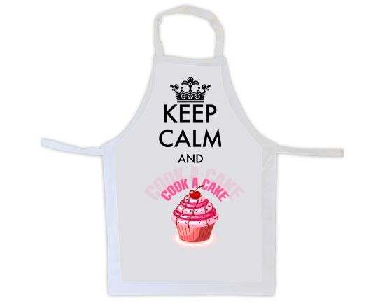 Grembiule stampa piena keep calm