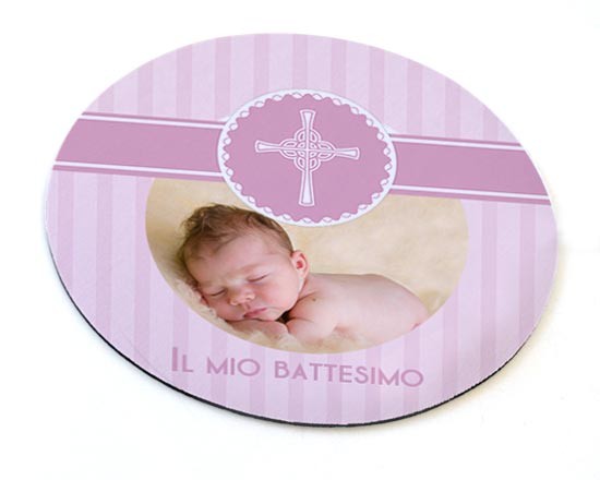Mousepad tondo Baptism her
