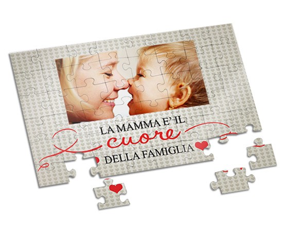 Puzzle A4 Heart of family