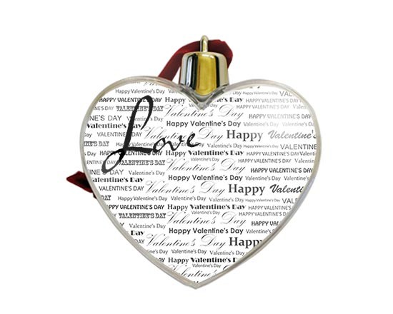 Cuore di Natale Scritte love