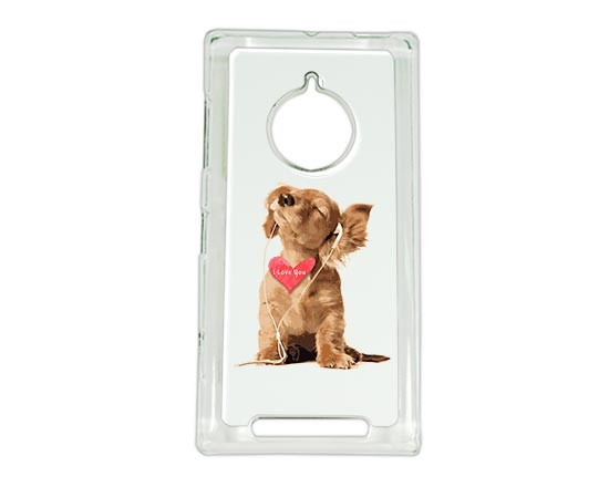 Cover Nokia 830 con grafica cane