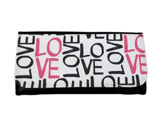 Portafoglio grande Love words