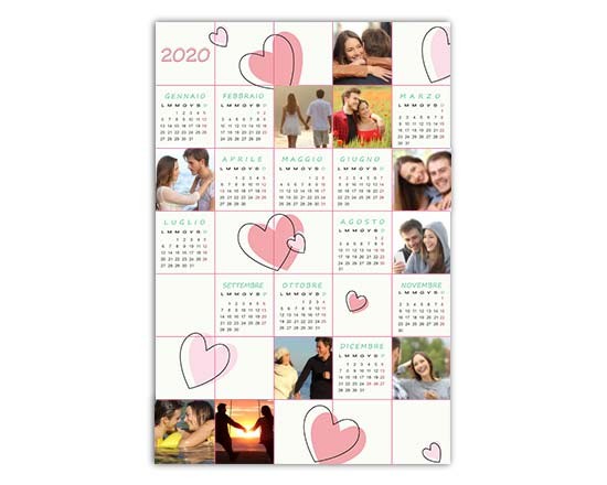 Calendario poster Sweet Love