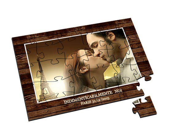 Puzzle in Legno Small Dark wood