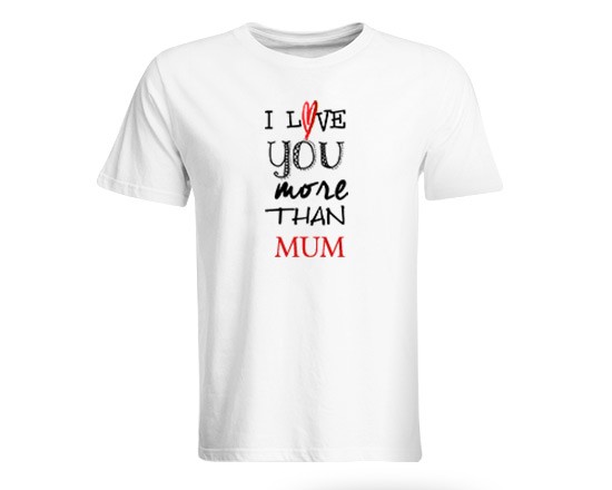 T-shirt unisex con dedica more than