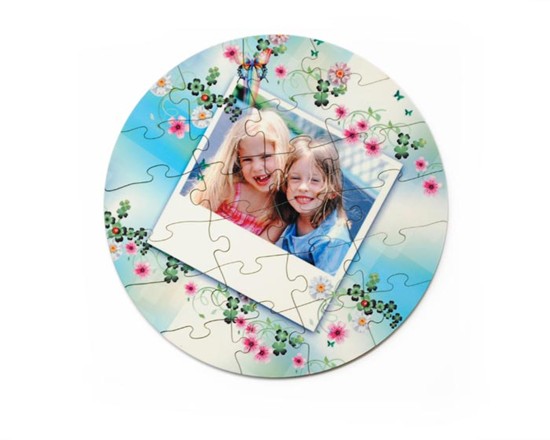 Puzzle Legno Cerchio Masonite