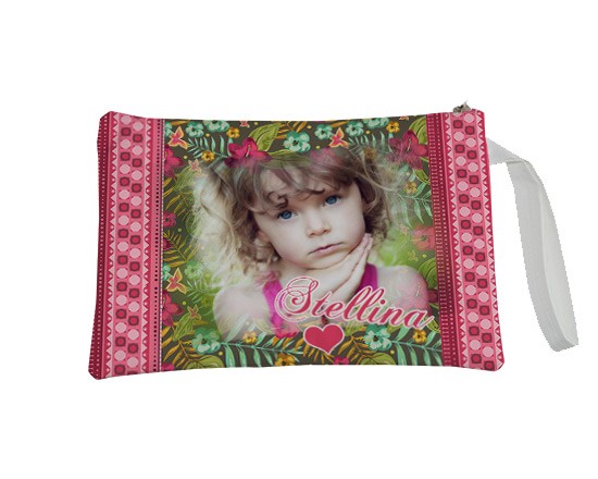 Pochette personalizzata con grafica garden
