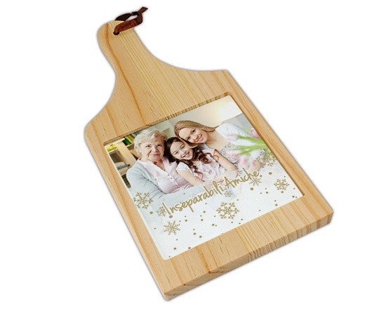 Il tagliere in legno da decorare con la tua foto