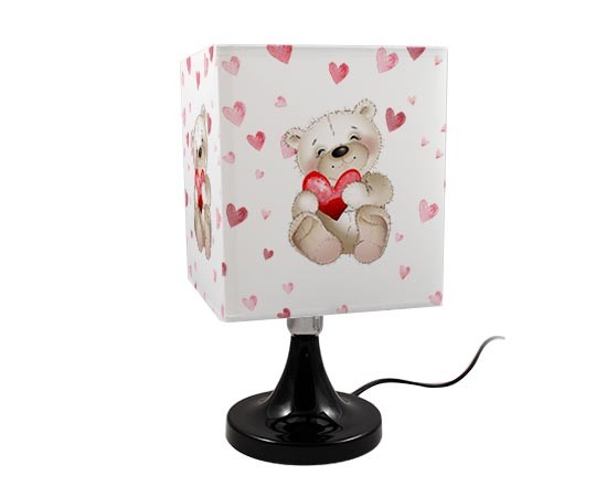 Lampada Quadrata Rotante Sweet teddy bear