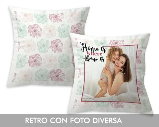 Grafica fiorata per il tuo foto cuscino