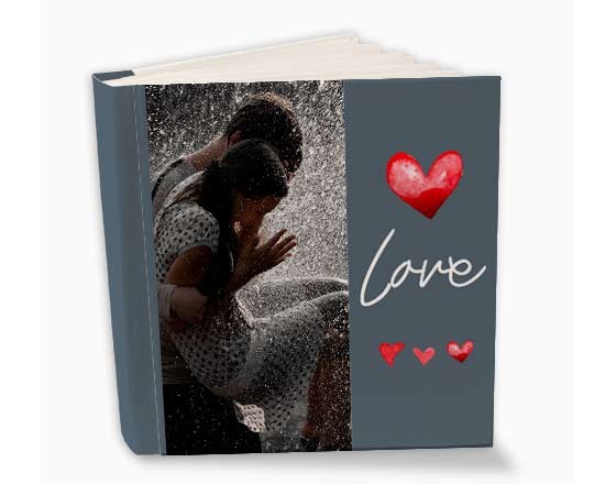 Album personalizzabile con grafica laterale