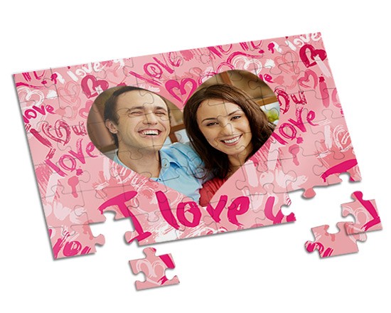 Puzzle A4 Words of love