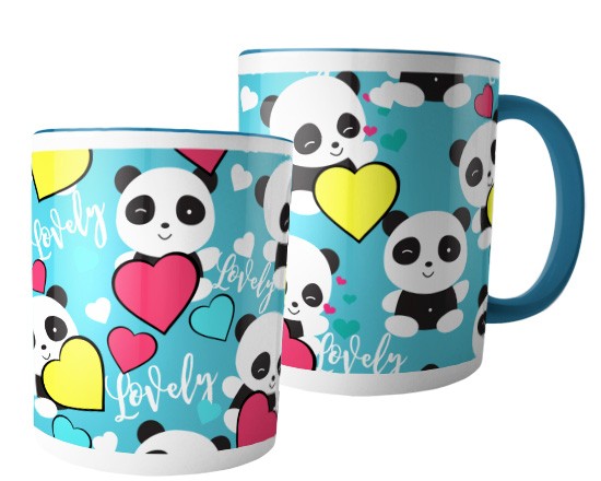 Tazza panoramica Lovely panda