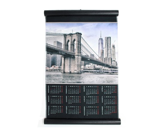 Calendario con Foto su Arazzo
