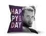 Happy Birthday Viola su Cuscino in Pile - Cuscino in pile Happy Birthday Viola su Cuscino in Pile - Cuscino in pile