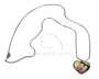 Collana Ciondolo Cuore Personalizzato - Catenina con pendente cuore Collana Ciondolo Cuore Personalizzato - Catenina con pendente cuore