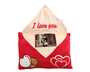 Cuscino lettera personalizzato I love you - Cuscino lettera con foto Cuscino lettera personalizzato I love you - Cuscino lettera con foto