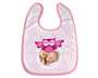 Bavaglino Gufetto Rosa - Bavaglino Personalizzato Bavaglino Gufetto Rosa - Bavaglino Personalizzato